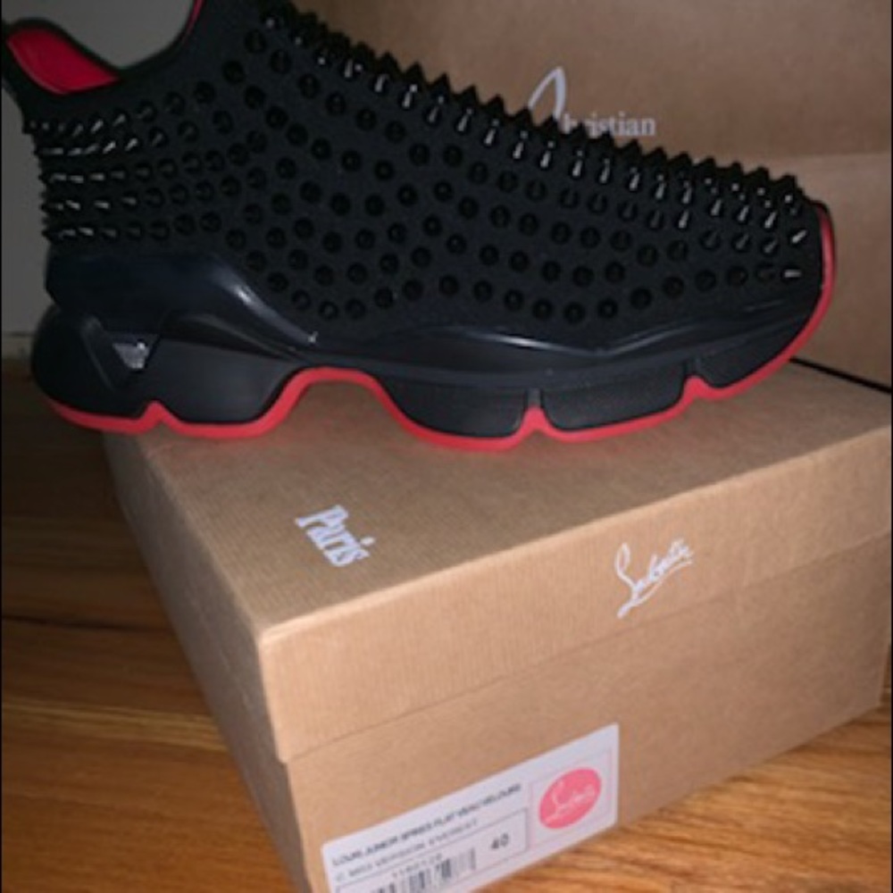 Christian Louboutin stretch-sock sneakers